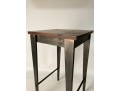 Mid 1980’s Wood And Steel Table By Will Stone