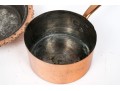 Antique Lot Of Copper Cook Ware