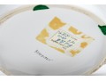 Decorative Ceramic Bird Bath Form Bowl With Five Moulded Doves