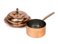 Antique Lot Of Copper Cook Ware