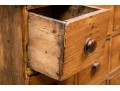 Antique Stained Pine Apothecary Cabinet