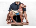 Vintage Small Scale Carousel Horse Sculpture