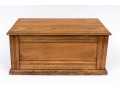 Antique Milward's Three Drawer Oak Needle Cabinet