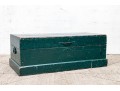 Antique Trunk In Green Paint