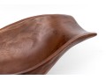 Large Pottery Barn Carved Wooden Bowl