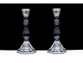 Pair Of Tiffany Crystal Candlesticks