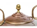 Antique Large Copper And Brass Tea Kettle 