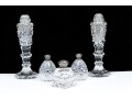 Vintage Collection Of Five Crystal Casters