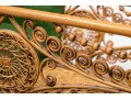 19th Century Rattan Baby Pram By Haywood Wakefield