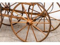 19th Century Rattan Baby Pram By Haywood Wakefield