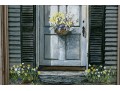 Lyne, Signed Oil On Canvas, Village Doorway