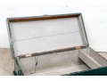 Antique Trunk In Green Paint