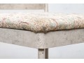 Vintage Paint Decorated Metal Counter Stool