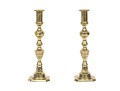 Pair Of Antique Brass Candlesticks