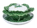 Williams Sonoma Cabbage Form Lidded Tureen With Under Plate