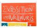 Pablo Picasso, Exposition 1958 Vallauris Framed Color Lithograph Poster