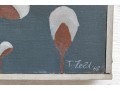 Thelma Feld, Oil On Canvas, Modern Composition With Female Nudes