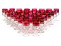 Large Collection Of Vintage Indiana Glass Kings Crown Glasses