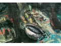 Oil On Canvas, Modernist Cityscape