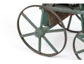 Antique Child's Toy Baby Carriage Filled With Stuffed Toy Bears