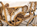 Vintage Rattan Baby Pram 