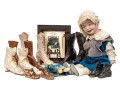 Collection Of Antique Dolls And Shoes