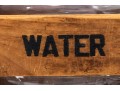 Vintage Five Gallon Glass Bottle With Wooden Water Crate