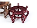 Two Chinese Carved Wood Vessel Stands