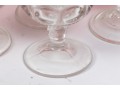 34 Piece Collection Of Cranberry Banded Molded Glass Stemware