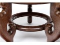 Two Chinese Carved Wood Vessel Stands