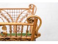 19th Century Rattan Baby Pram By Haywood Wakefield