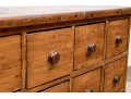 Antique Stained Pine Apothecary Cabinet