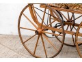 19th Century Rattan Baby Pram By Haywood Wakefield