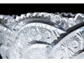 Three Pieces American Cut Glass Tableware
