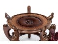 Two Chinese Carved Wood Vessel Stands