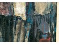 Oil On Canvas, Modernist Cityscape