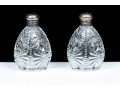 Vintage Collection Of Five Crystal Casters