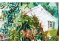 LEE W. HUGHES (American, 1931-2014) Watercolor, Country Estate