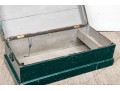 Antique Trunk In Green Paint