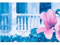 David Nichols (1929-1911) Signed Limited Edition Print, Terrace With Lilies