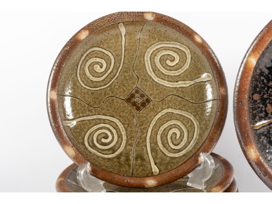 Mark Hewitt Pottery (North Carolina, B. 1955) Stoneware Plates