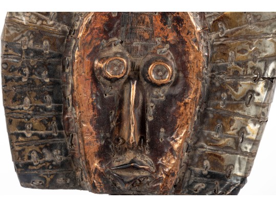 African Reliquary Guardian Sculpture  