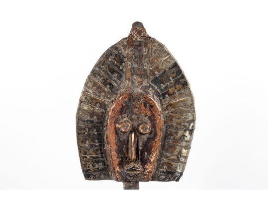 African Reliquary Guardian Sculpture  