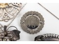 Collection Of Miscellaneous Sterling Silver Pin Brooches 