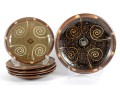 Mark Hewitt Pottery (North Carolina, B. 1955) Stoneware Plates