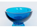 Waterford Marquis Azur Blue Art Glass Bowl