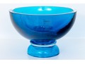 Waterford Marquis Azur Blue Art Glass Bowl