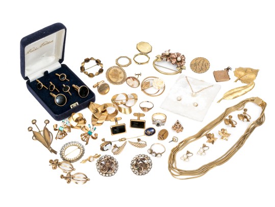 Lot Of Assorted Gold Filled Jewelry Pieces