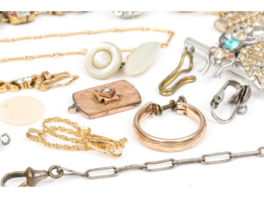 Lot Of Assorted Costume Jewelry Pieces