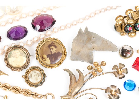 Lot Of Assorted Costume Jewelry Pieces